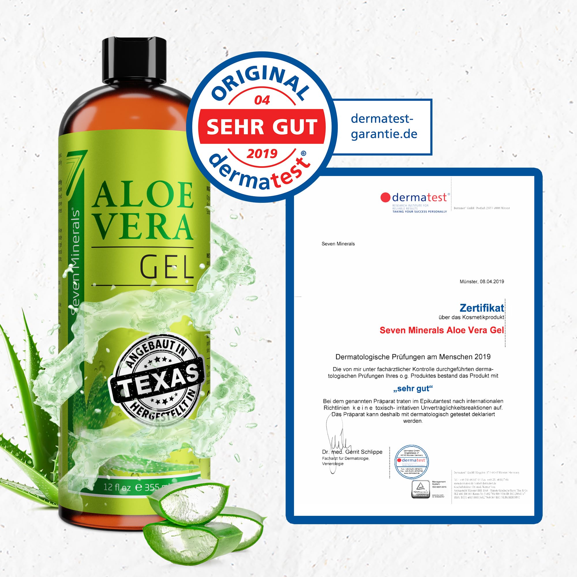 aloe vera da Pure Aloe Vera Gel + Tea Tree Oil