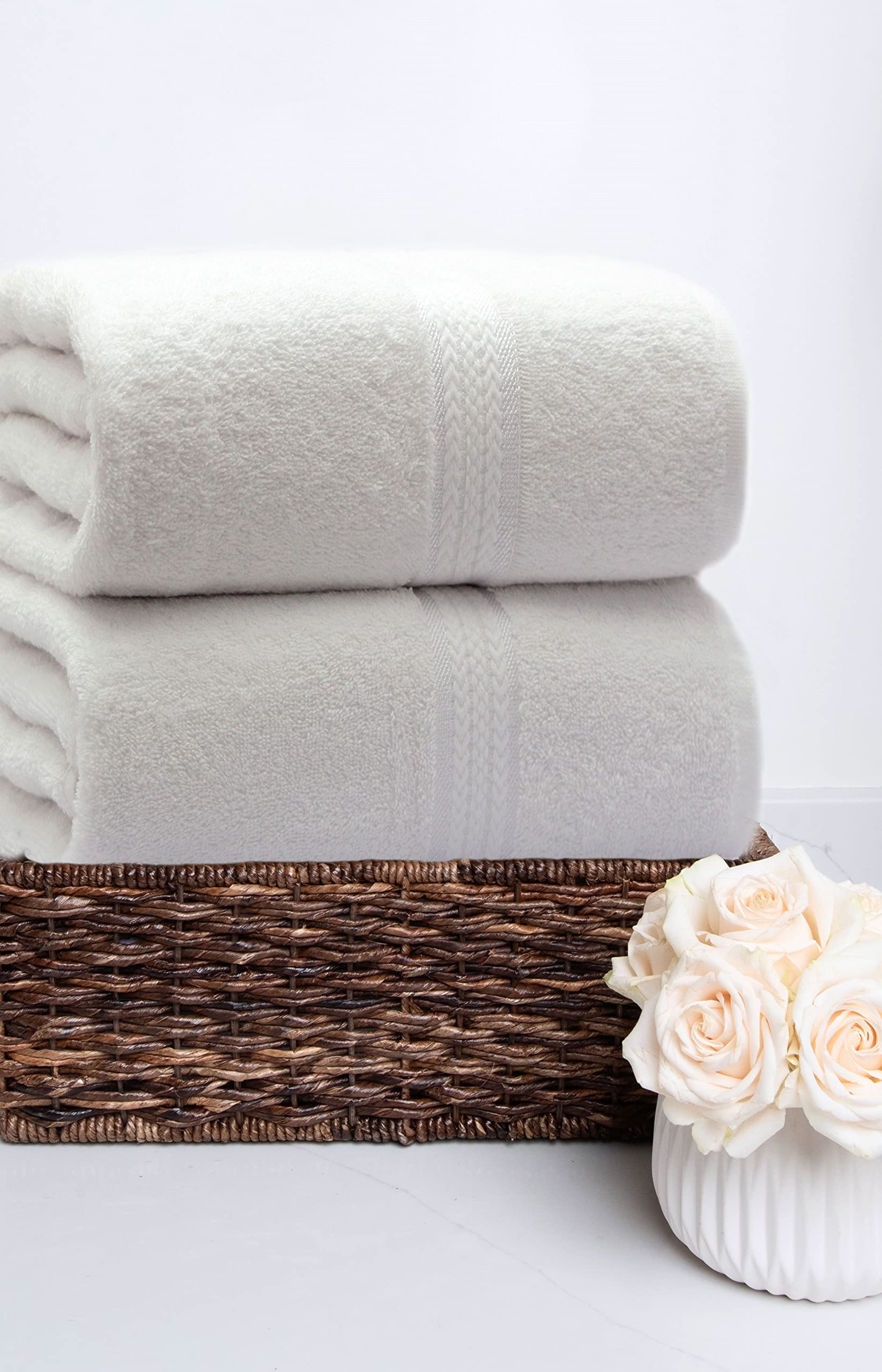 Algodón Craft – Ultra Suave Collection 2 Piezas Grande 100% algodón Toallas de baño Juego de Toallas