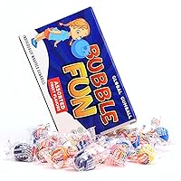 Vista 1 de Gumballs para niños, bolas de goma de mascar surtidas envueltas individualmente, caja de regalo de 8 onzas, goma de mascar para niños, bolas de goma
