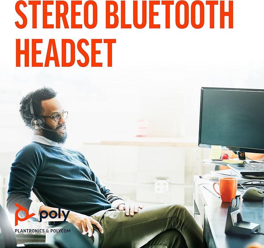 Poly Voyager Focus 2 UC draadloze headset met microfoon (Plantronics) - Actieve ruisonderdrukking (ANC) - Sluit pc/Mac/Mobile aan via Bluetooth - Werkt met Teams, Zoom en meer Poly Voyager Focus 2 UC draadloze headset met microfoon (Plantronics) - Actieve ruisonderdrukking (ANC) - Sluit pc/Mac/Mobile aan via Bluetooth - Werkt met Teams, Zoom en meer