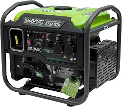 K&S BASIC 55i Inverter-Generator 5000 W Nennleistung 5500 W maximale Leistung, Notstromaggregat Benzin, reine Sinuswelle, Eco-Modus, Stromaggregat für Zuhause, Camping und Werkstattarbeiten, EURO 5