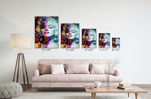 Miniatura 6 de Marilyn Monroe - Lienzo decorativo para pared y póster, decoración de pared moderna, decoración de habitación de maquillaje femenino, arte de pared