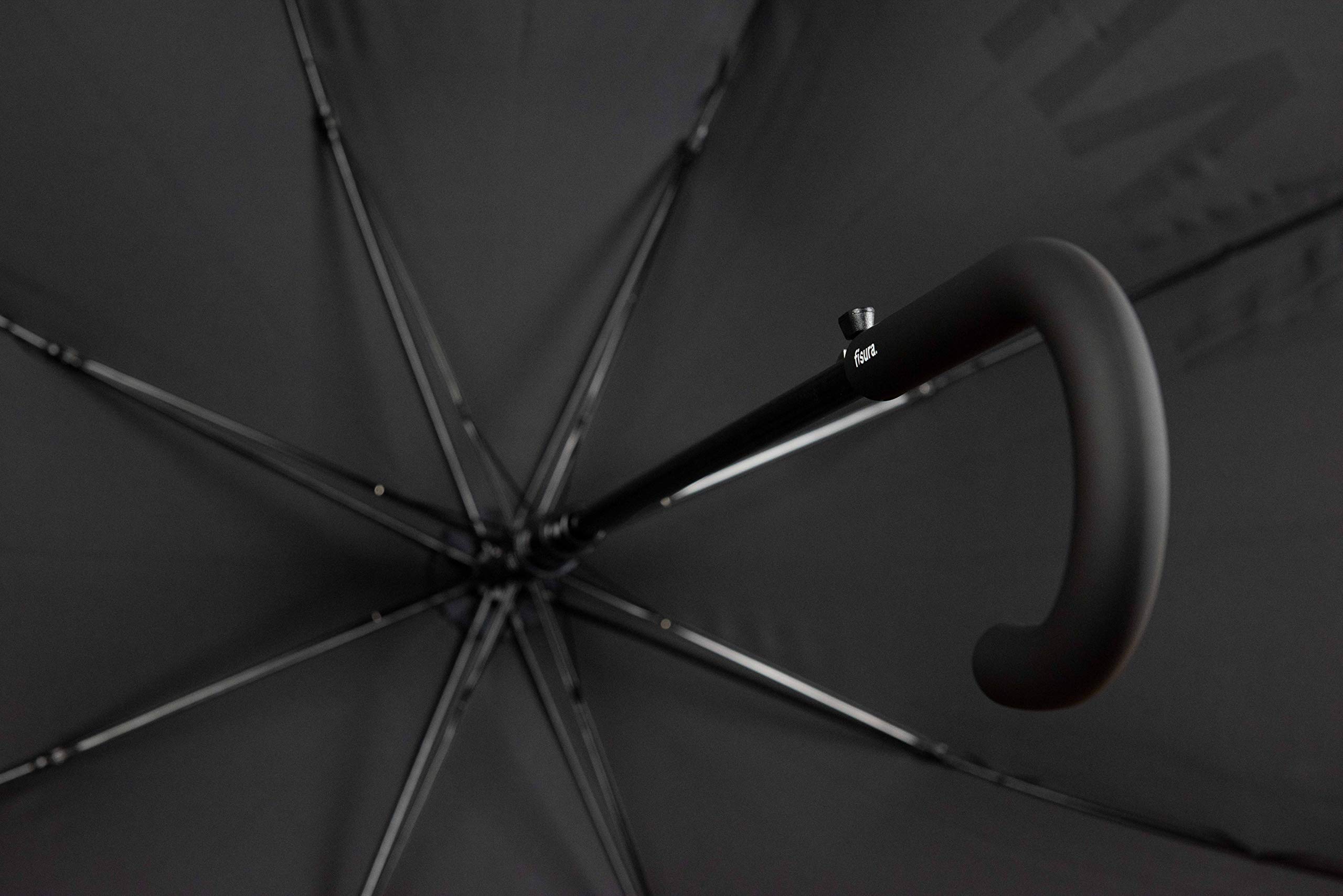 Fisura - Duży parasol"kwiaty sakury", niebieski i różowy młodzieżowy parasol automatyczny z guzikiem, wytrzymały parasol z nadrukiem 106 cm średnicy, Różowy i niebieski