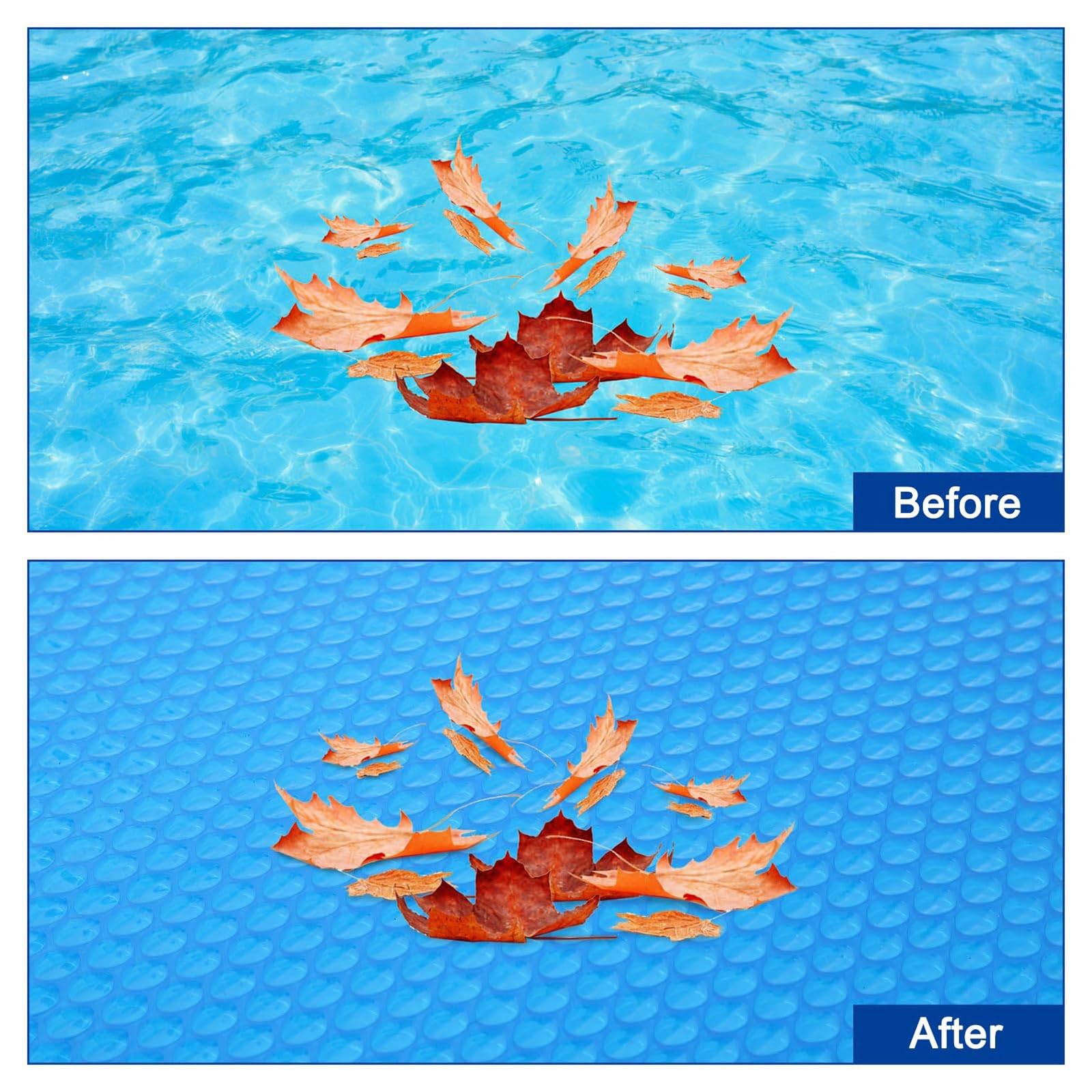 Sistema de Carrete de Piscina para Cubiertas de Piscina Rodillo de Cubierta de Piscina Telescópico de Aluminio con Ruedas Sistema de Carrete de Manta Solar para Piscinas Enterradas