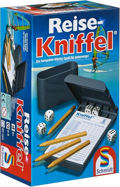 Schmidt Spiele 49091 nóż podróżny z dodatkowym blokiem, kolorowy