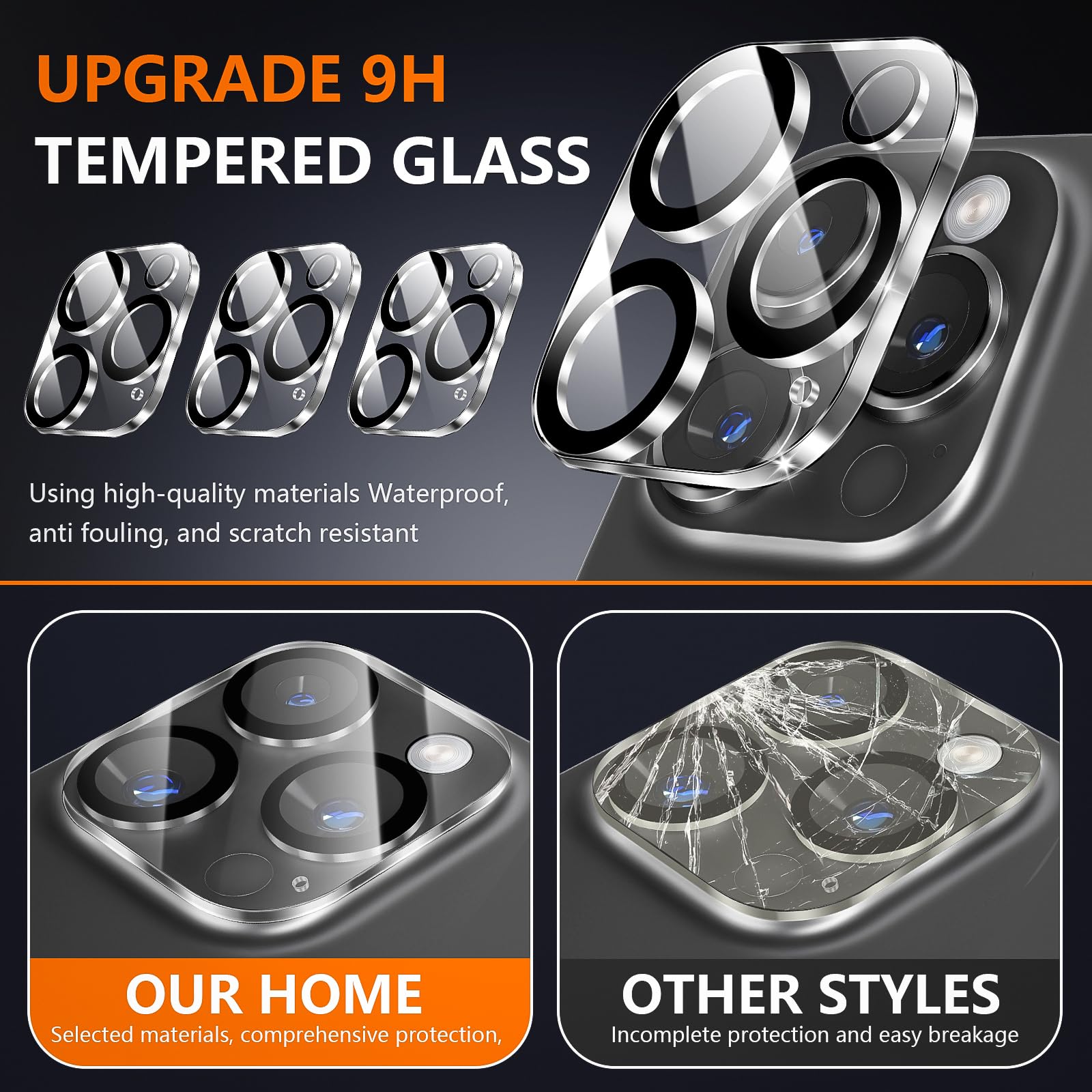 Diruite 3 Pièces Protection Objectif Pour IPhone 17 Pro Max