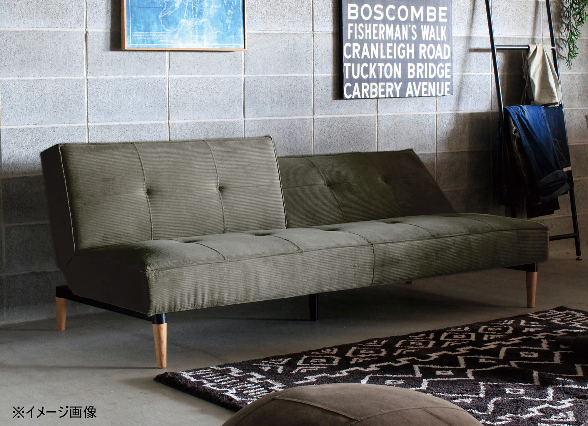 Amazon｜CRASH GATE （クラッシュゲート）ソファ グレー 2000（mm）幅