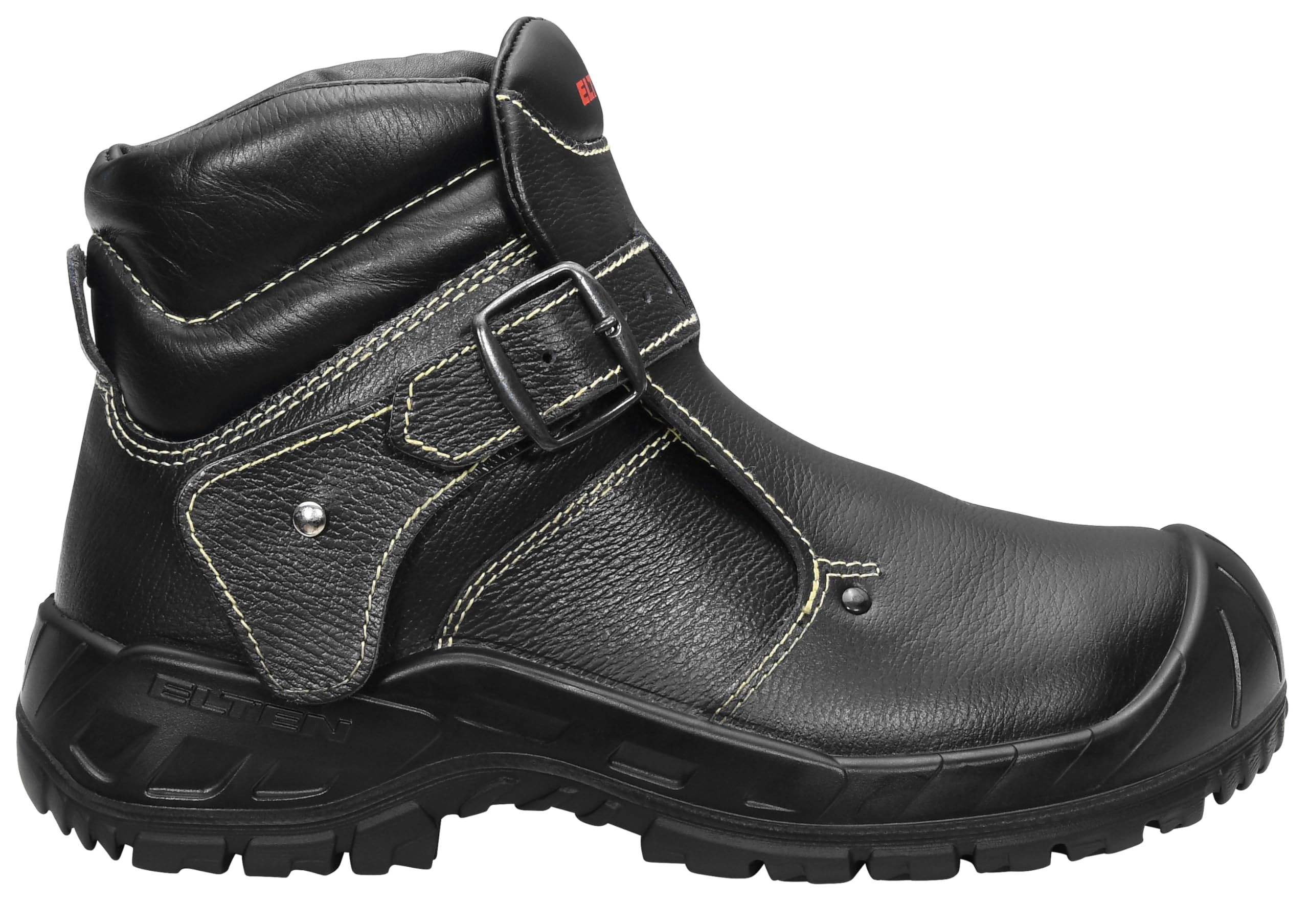 ELTEN CARL S3 HI, męskie buty ochronne, skórzane, stalowy nosek, lekkie, wytrzymałe, czarne, rozmiar: 46