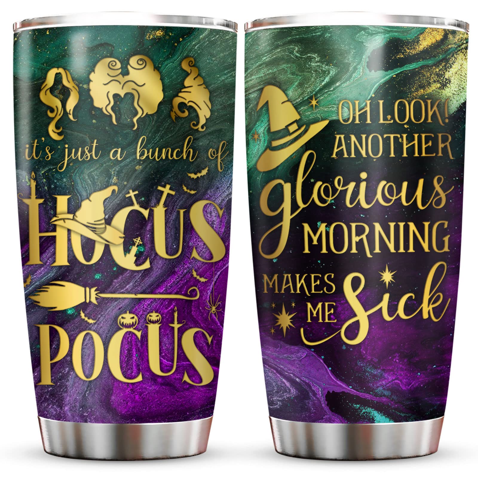 Gifts For Women - Witch Sisters Tumbler Cup - Halloween Coffee Mug - Halloween Party Birthday Gifts For Sister - Halloween Day Gift Ideas For Sister - Witch Sisters Halloween