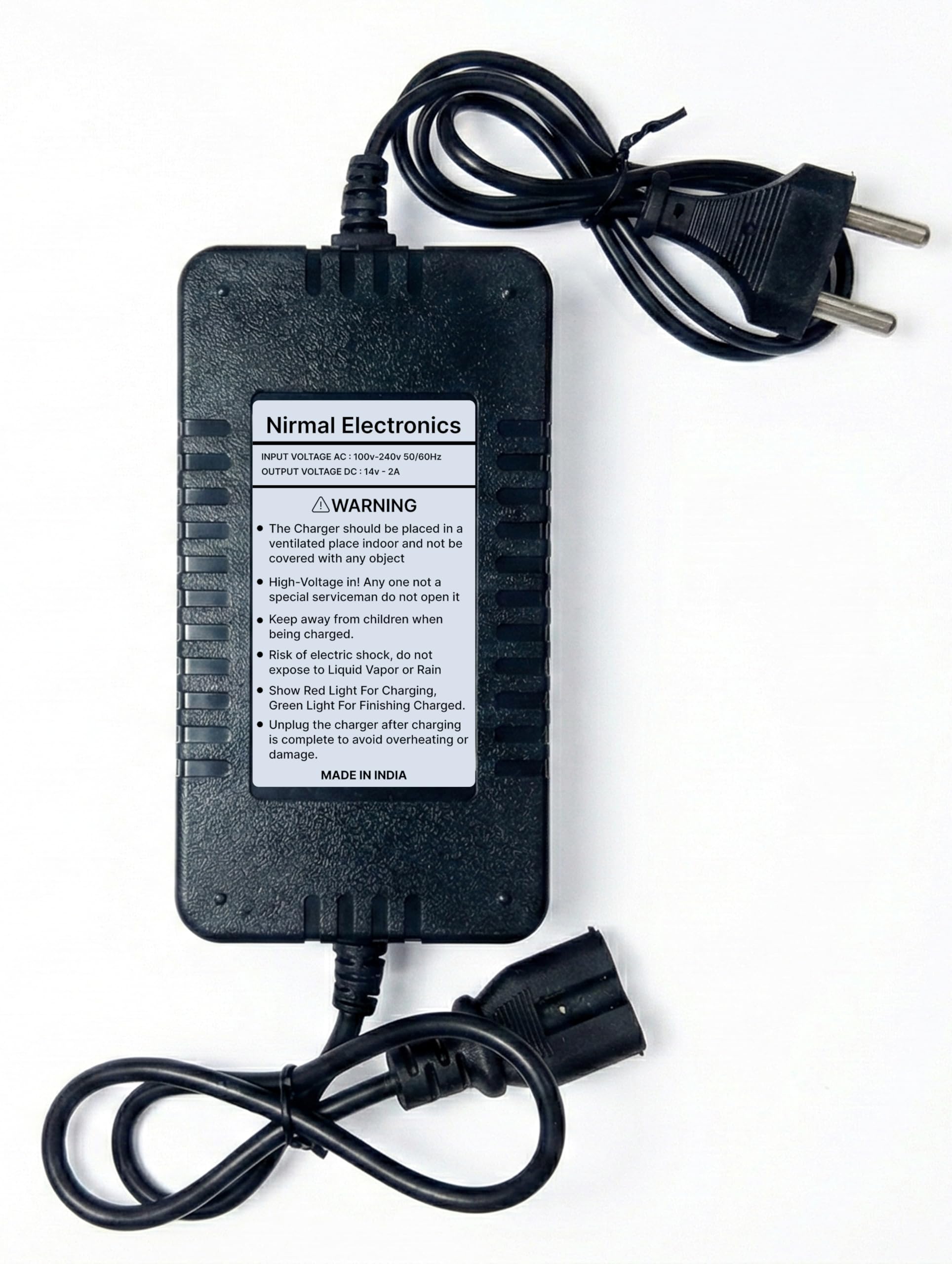 Spray Pump Charger 14 Volt 2 AMP with Auto Cut & LED Indicator | Agriculture Spray Pump Battery Charger | Durable & Efficient Charger for Farming Equipment | Compatible with 12V - 14V Spray Pumps-picture-29