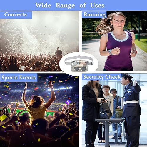 Miniatura 5 de Riñoneras cruzadas impermeables para mujer, bolsa de cinturón de moda para mujeres y hombres, riñonera con correa ajustable para senderismo al aire