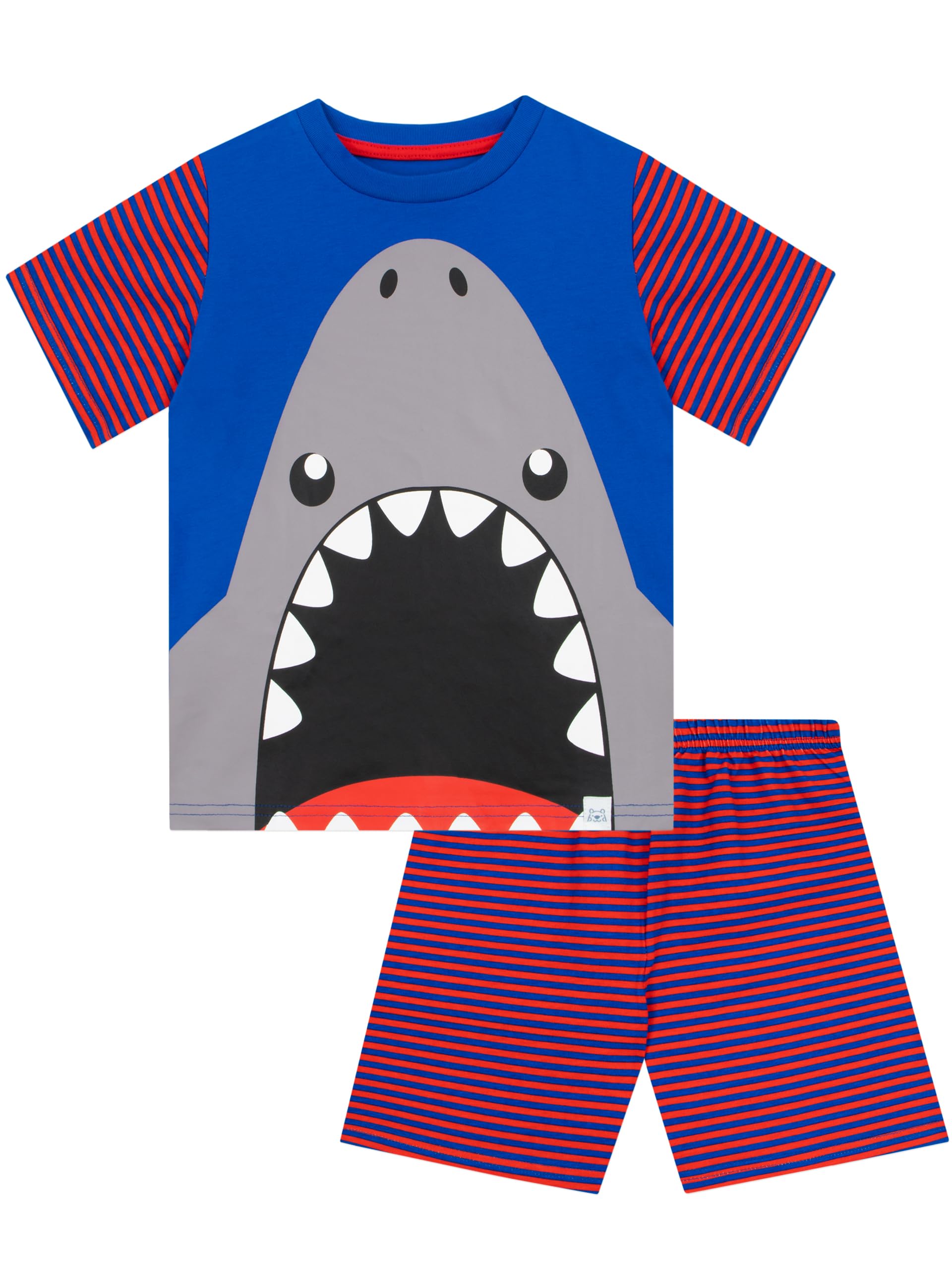 Harry Bear Boys Blue Pyjamas | Shark Pyjamas | ' Pyjama Sets | 2-3 Years