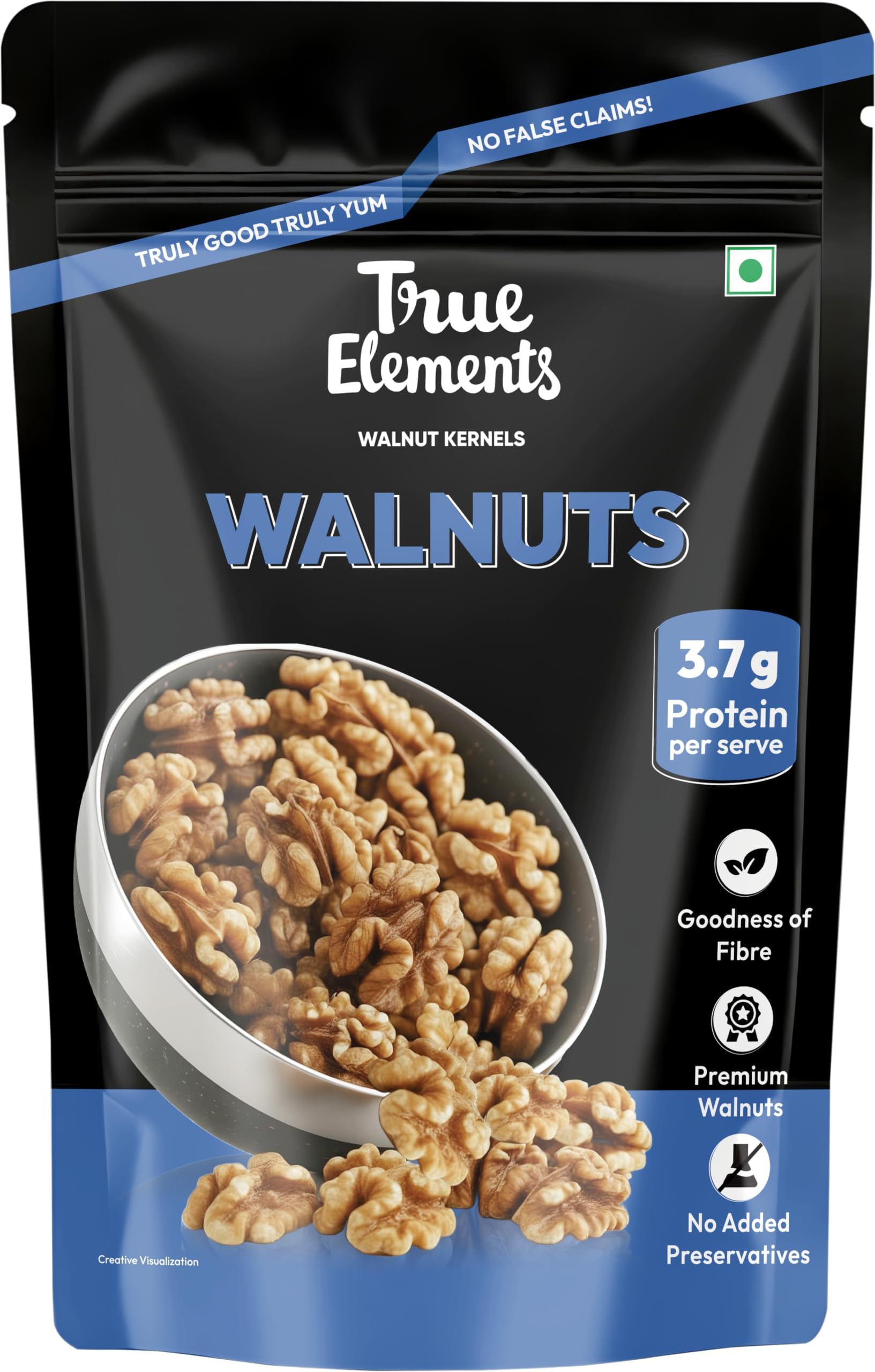 Walnuts Kernels 200g - 100% Clean and Natural Akhrot | Walnuts Without Shell | Premium Dry Fruits for Healthy Diet