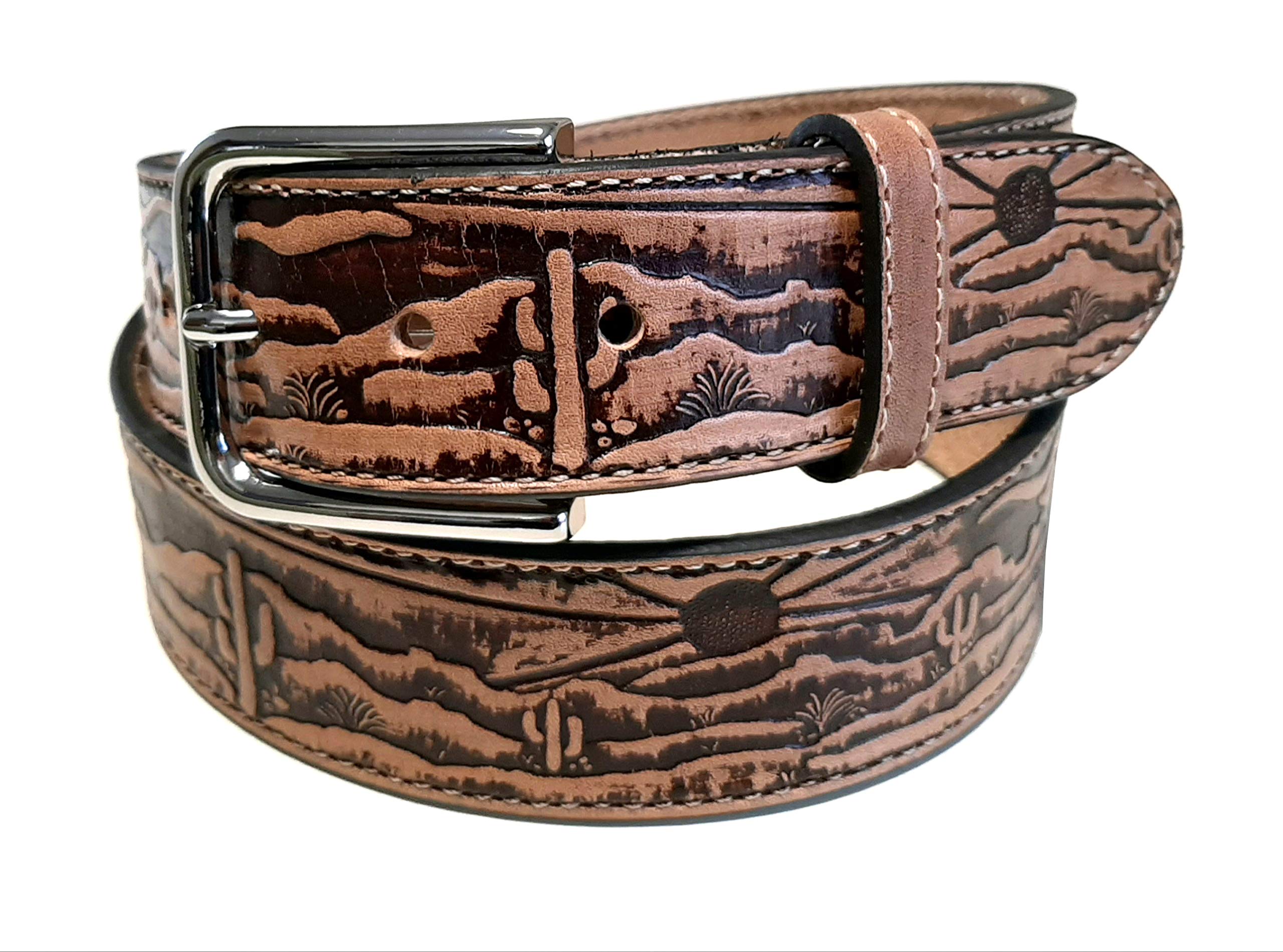 El Charro E101 cintura uomo cuoio western