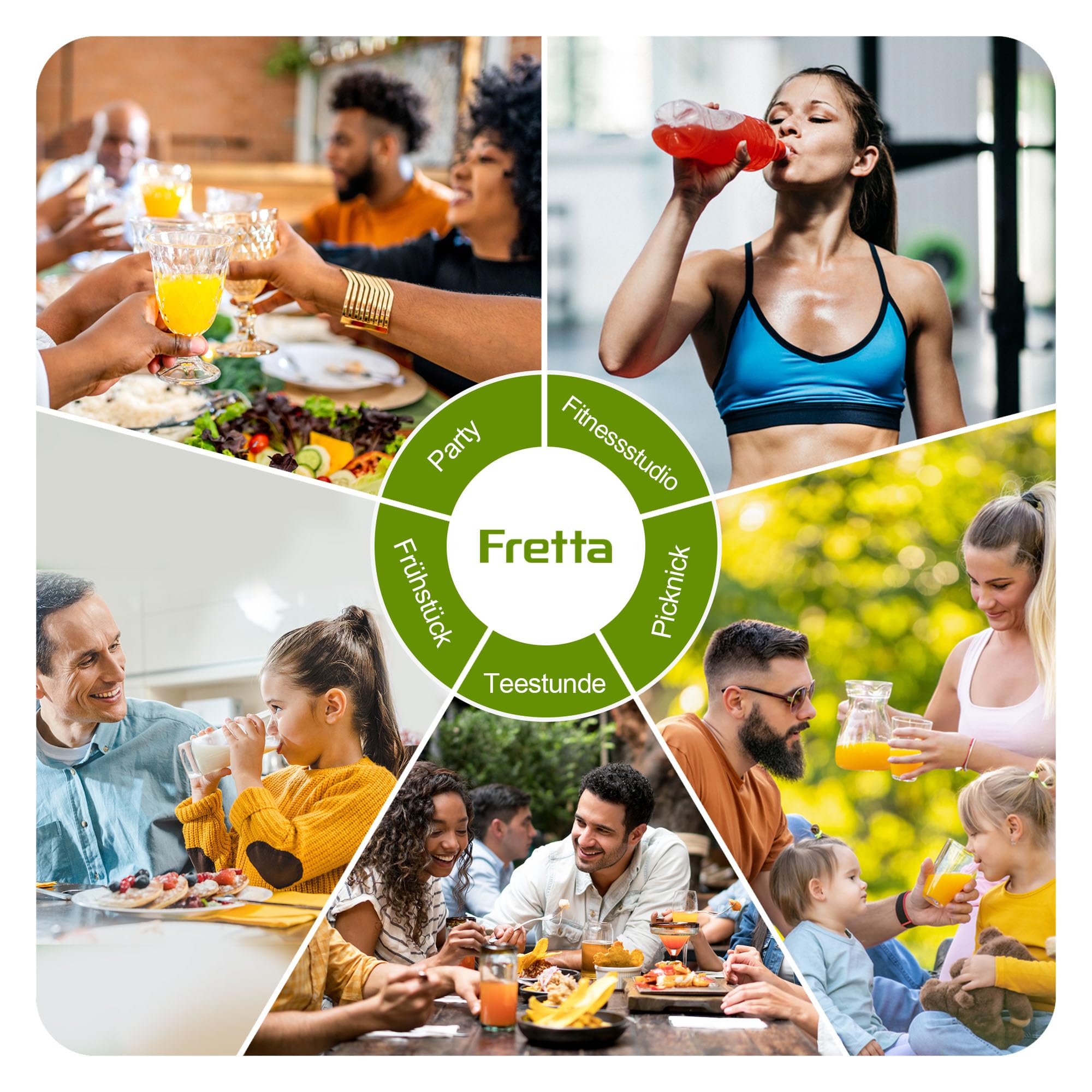 Fretta Entsafter Slow Juicer Edelstahl Entsafter Gemüse und Obst Testsieger | 135MM Öffnung & 1,8L Juicer Machine mit Umkehrfunktion, Einfache Installation, Leicht zu Reinigen, 100% BPA Frei, 250W