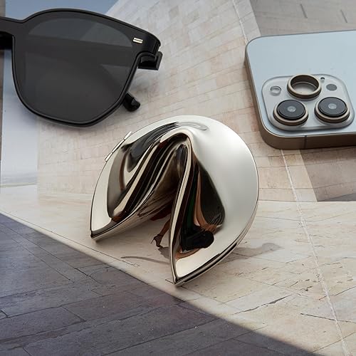 Miniatura 8 de Natico Originals - Pisapeles de galletas de plata sin deslustre, regalo de escritorio, decoración restaurante (60-2700)