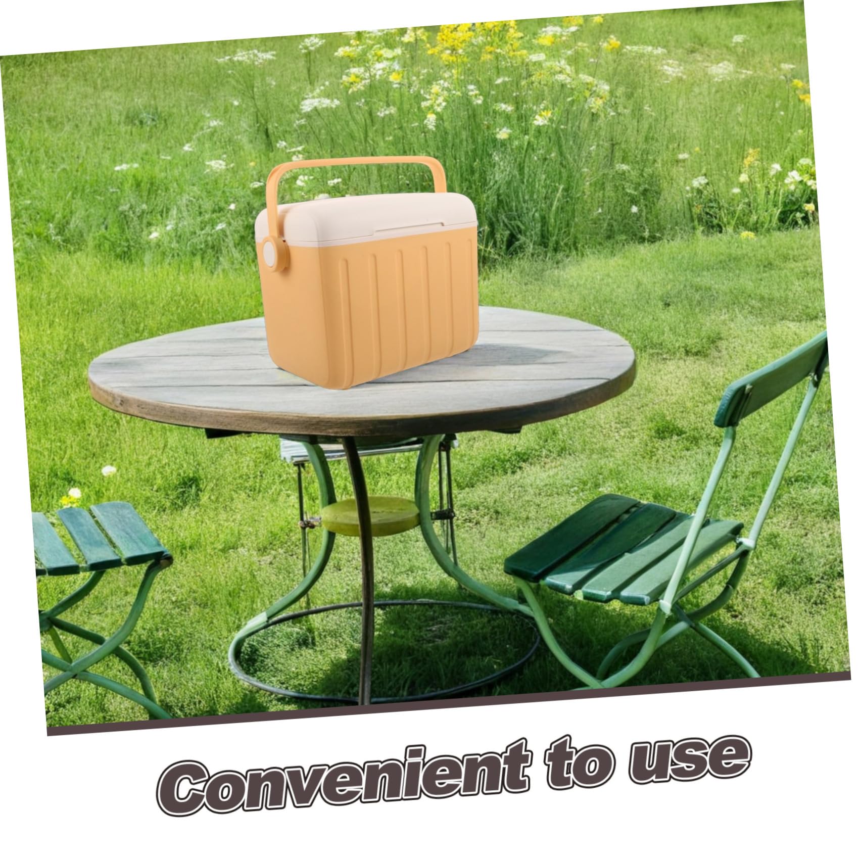 TOYANDONA Contenitore Termico Portatile per Campeggio All'aperto, Leggero Isolamento Efficiente in Schiuma Rigida, Scomparti Spaziosi per Picnic e Gite in Famiglia