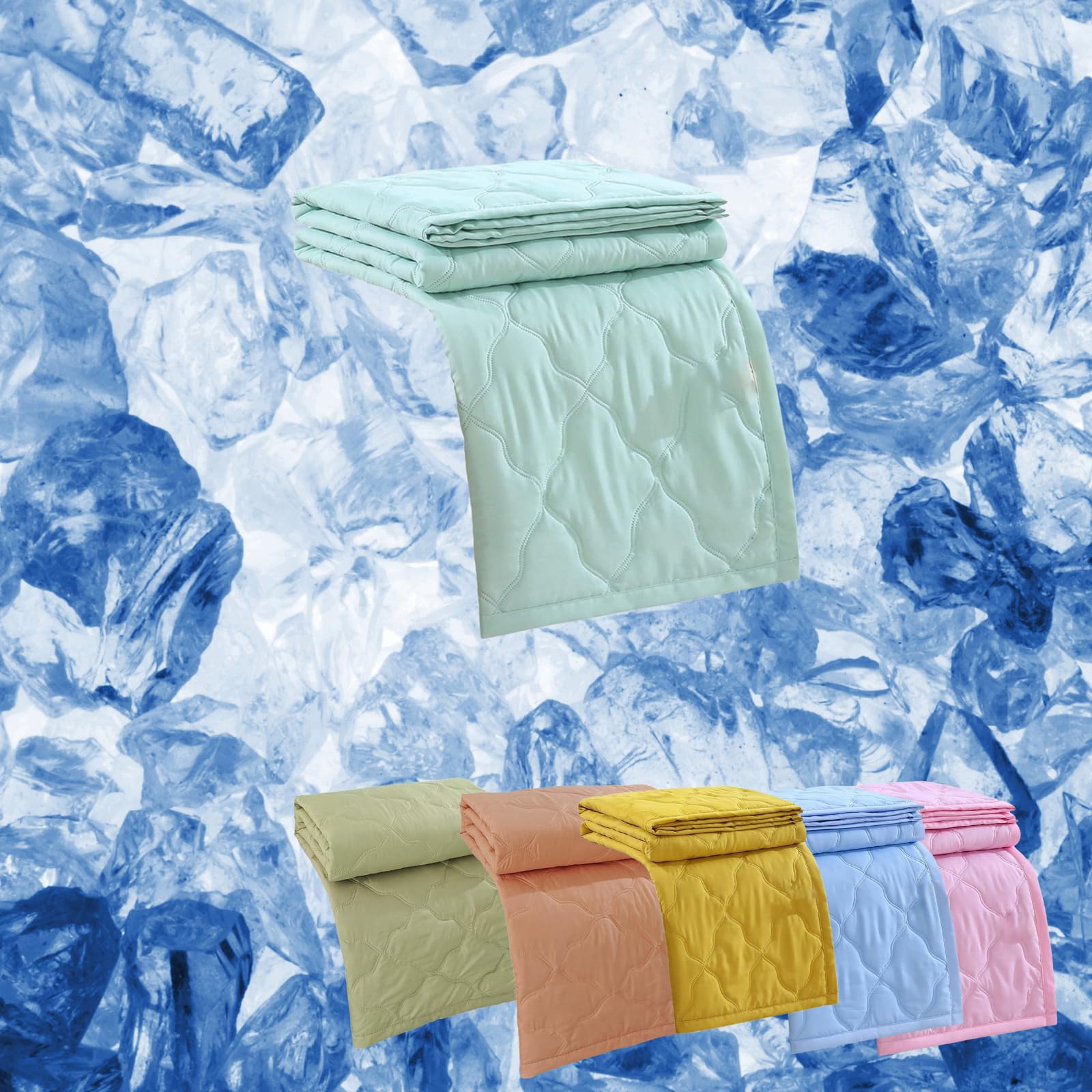 Cooling Blanket for Night Sweats, Comfy Sleepers Cooling Blanket, Lightweight Absorb Heat ...