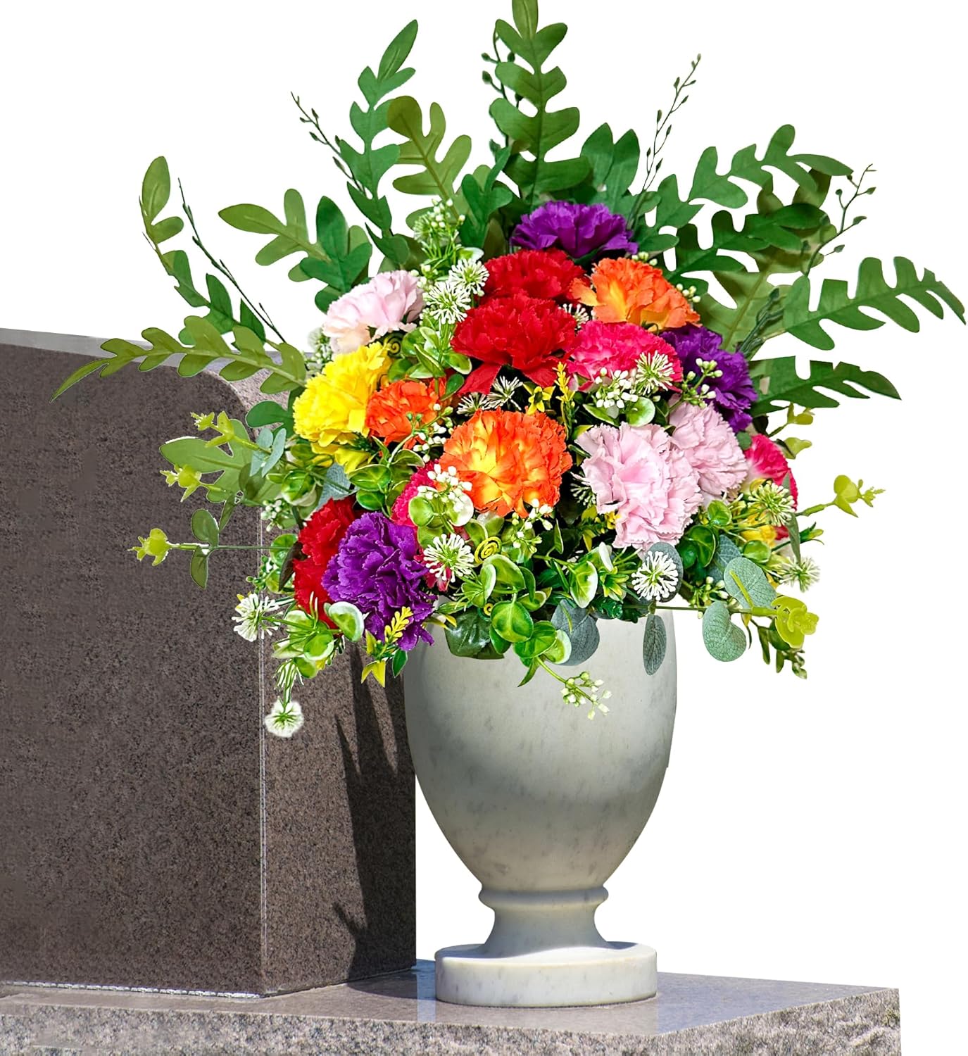 FLOWERIA Sympathy Flowers for Gravesites Artificial
