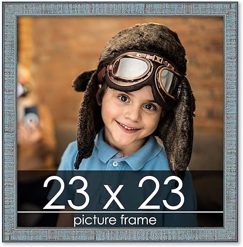 Miniatura 10 de Poster Palooza 27x36 DistressedAged Complete Wood Picture Frame with UV Acrylic, Foam Board Backing, & Hardware