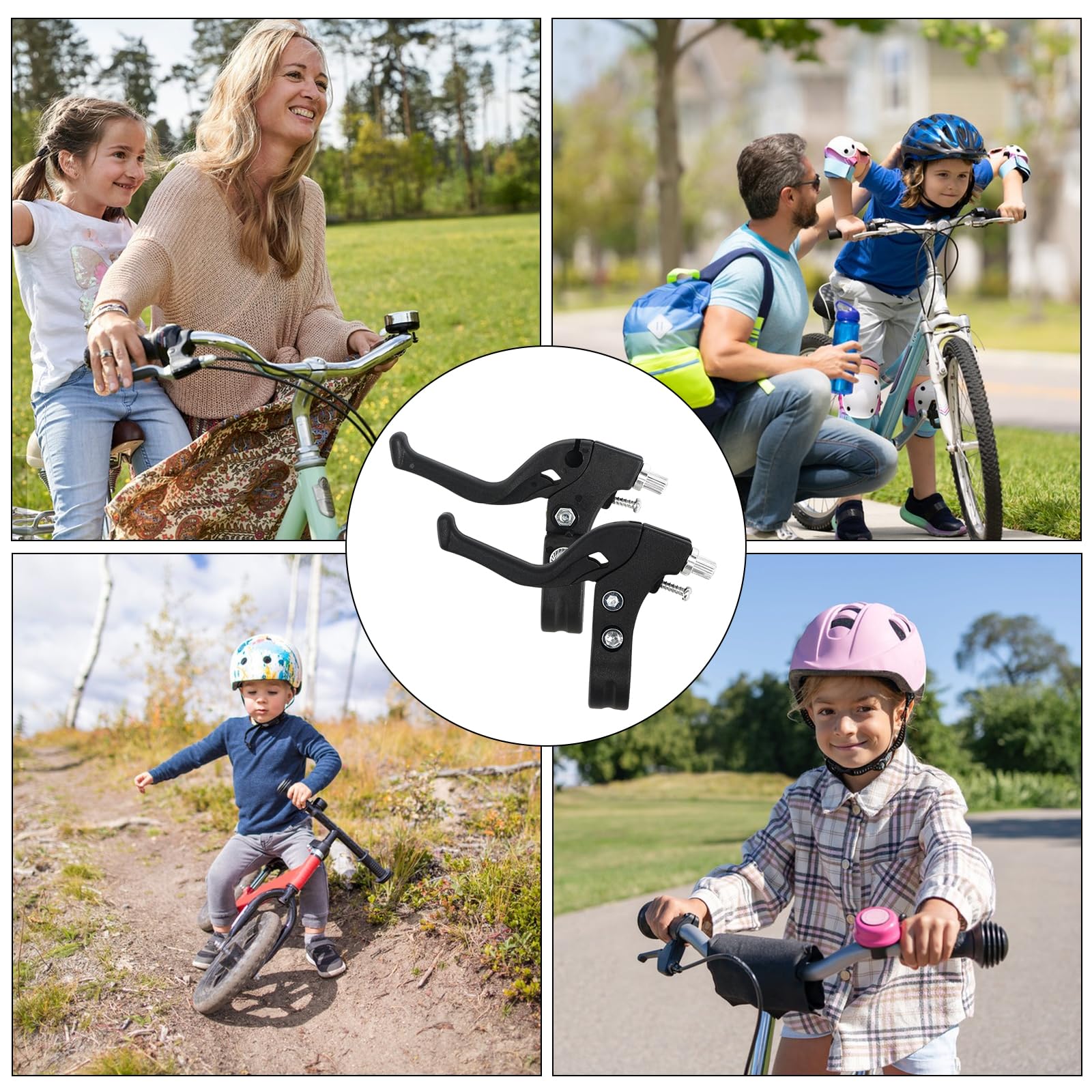 DELAESI Leva Freno Bicicletta 1 Coppia Leve Freno Bicicletta Bambini Freni di Ricambio Leva Freno Accessori Bicicletta per Road Bike Maggior Parte Biciclette