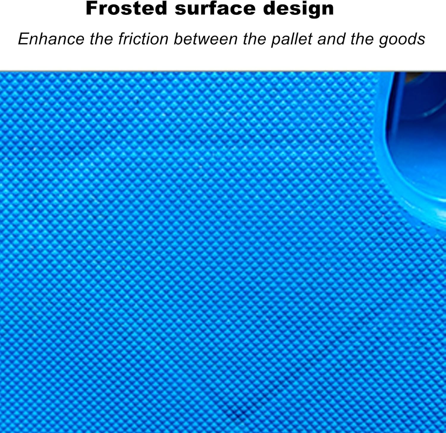 Plastic Pallet, Plastic Pallets for Basement Storage, Stackable, Balcony, Storage, Port, Warehouse Parts Sorting, Floral mat, Moisture-Proof(60x50x12.5cm/24x20x5in)