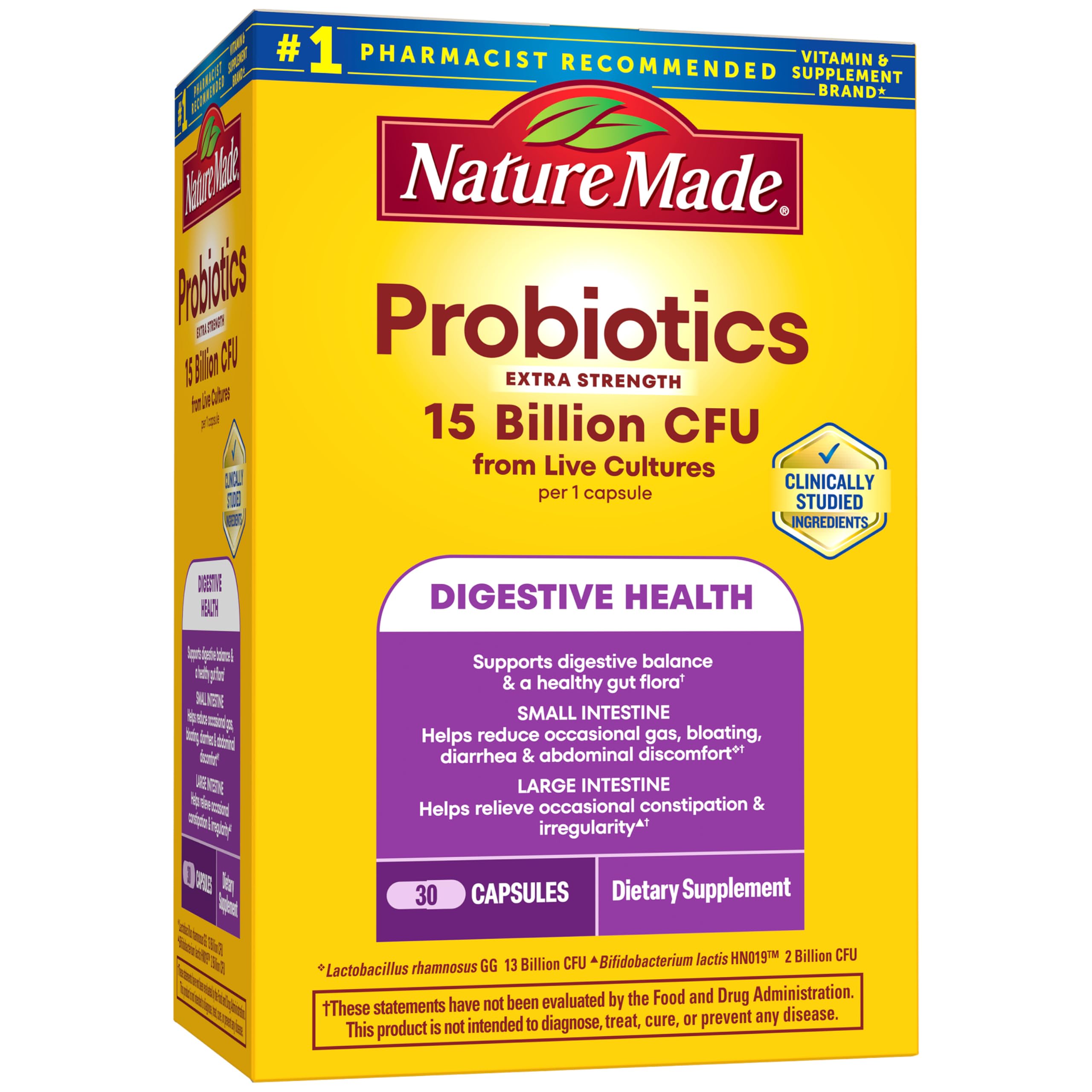 Amazon.com: Nature Made Probiotics for Digestive Health Extra