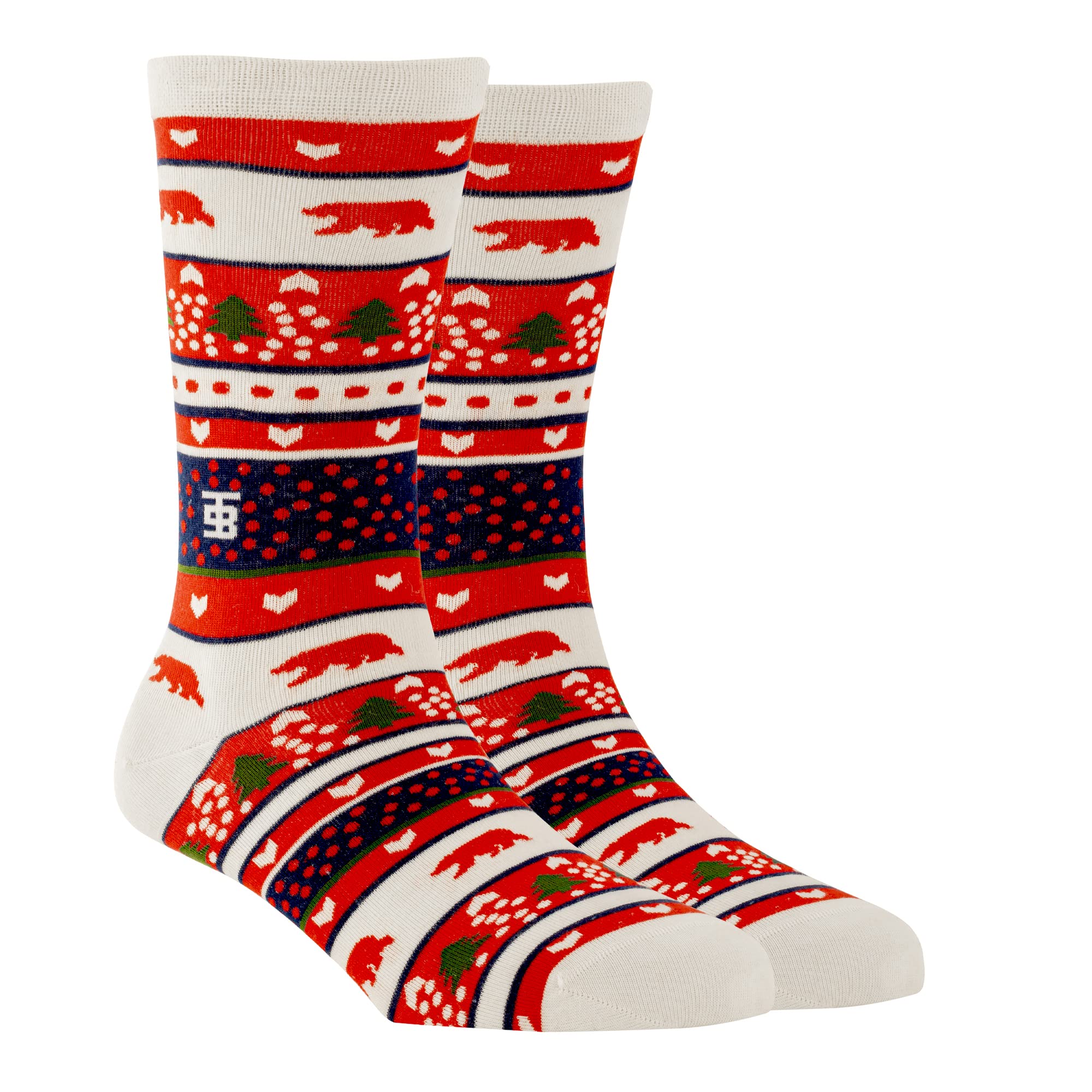 socksoho Christmas Santa Sock Limited Edition (Color: Red, White | Material : Combed Cotton | Size: UK 7-12 | Length: Regular)-picture-39