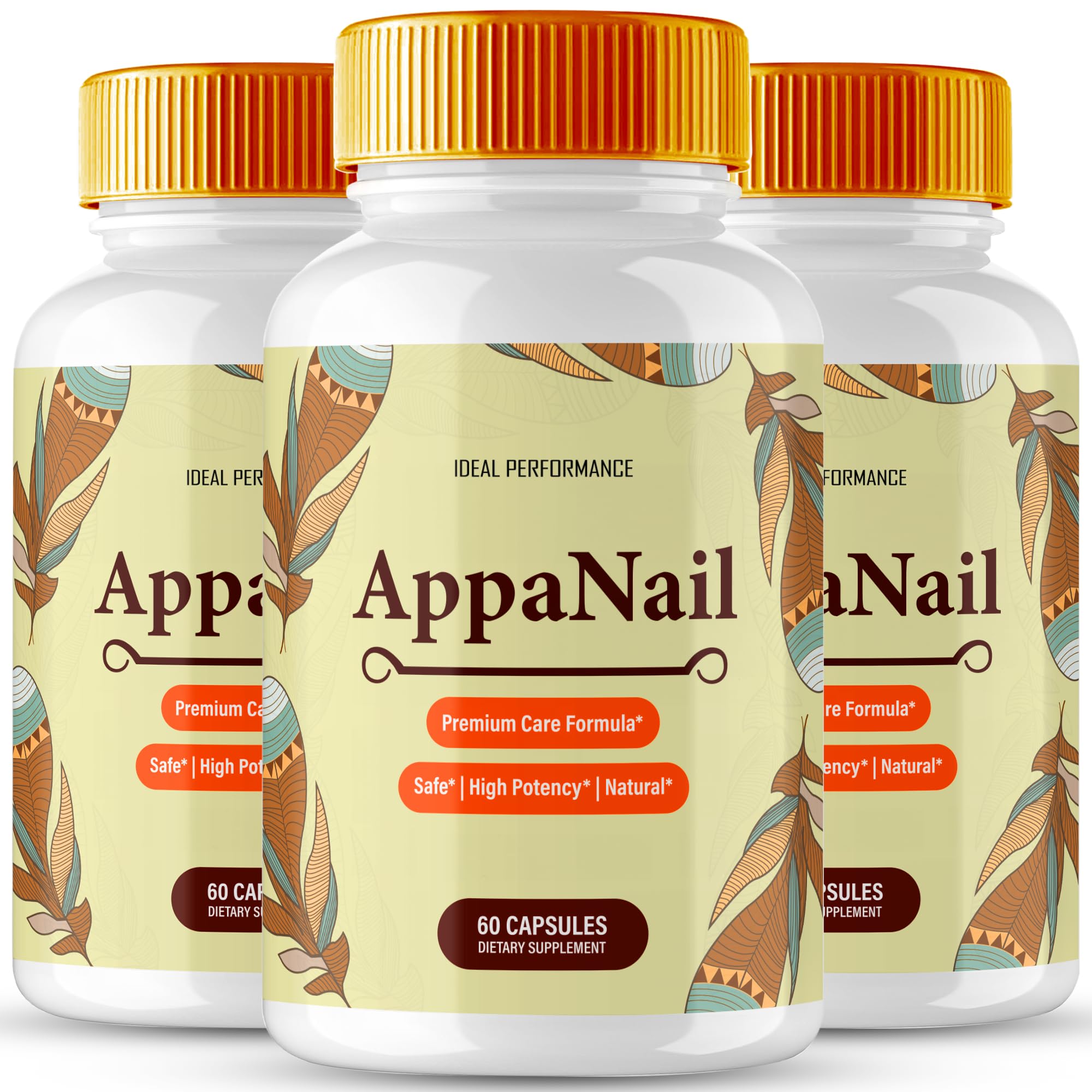 AppaNail Capsules, AppaNail Supplement Pills for Healthy Nail Support - Maximum Strength, All Natural Formula for Nail Growth and Resilience - Daily Nail Care Supplement Reviews (3 Pack)