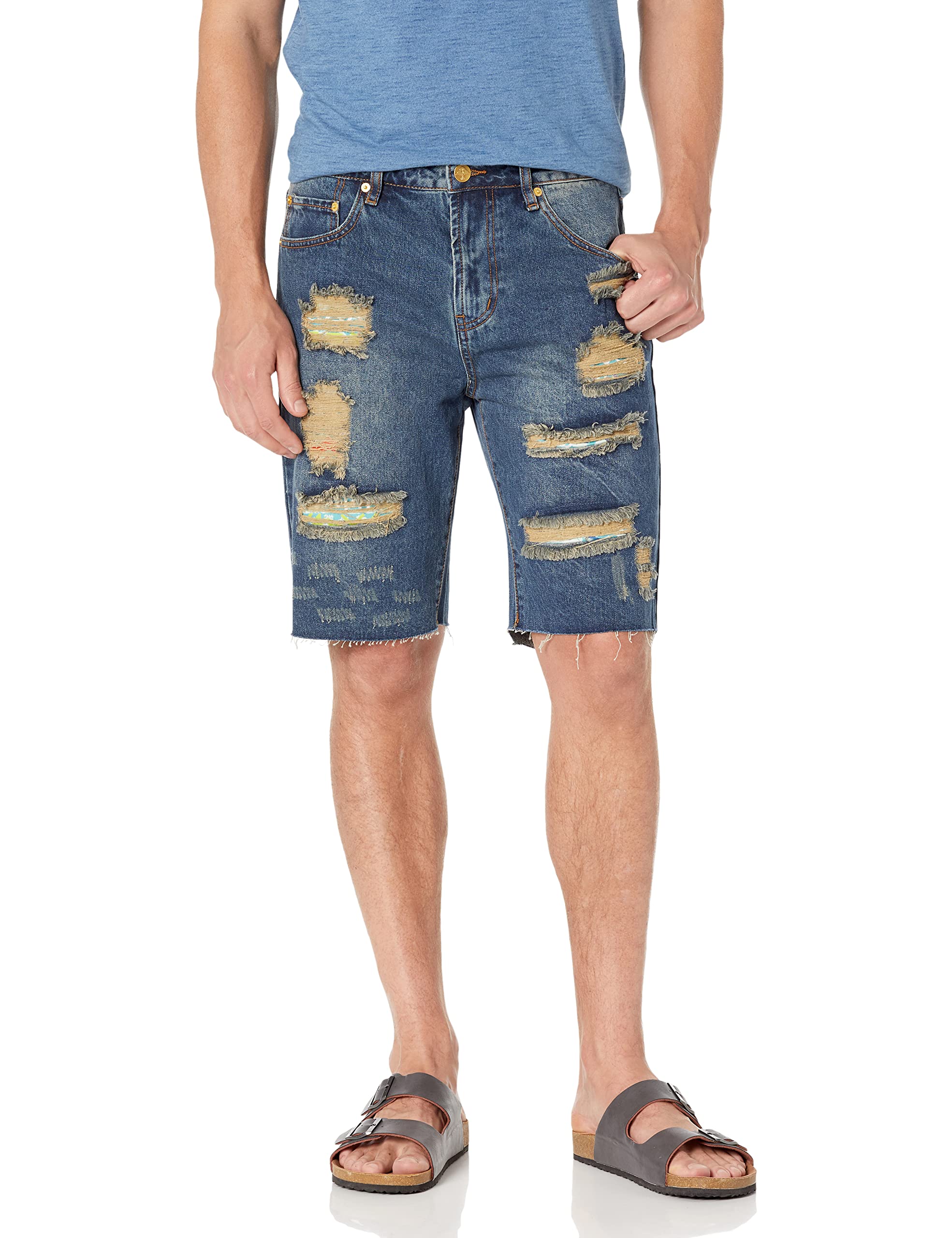 mens Cosmic Denim Short Casual Shorts