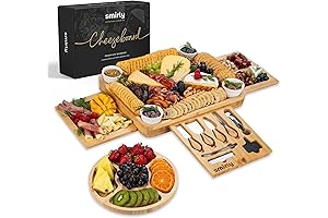 SMIRLY Charcuterie Boards Gift Set: The Perfect Hostess Gift for your Next Home Party