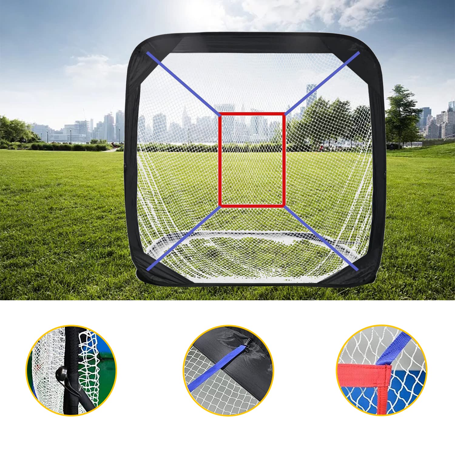 ストラックアウト 野球ネット バッティング練習 折りたたみ 2