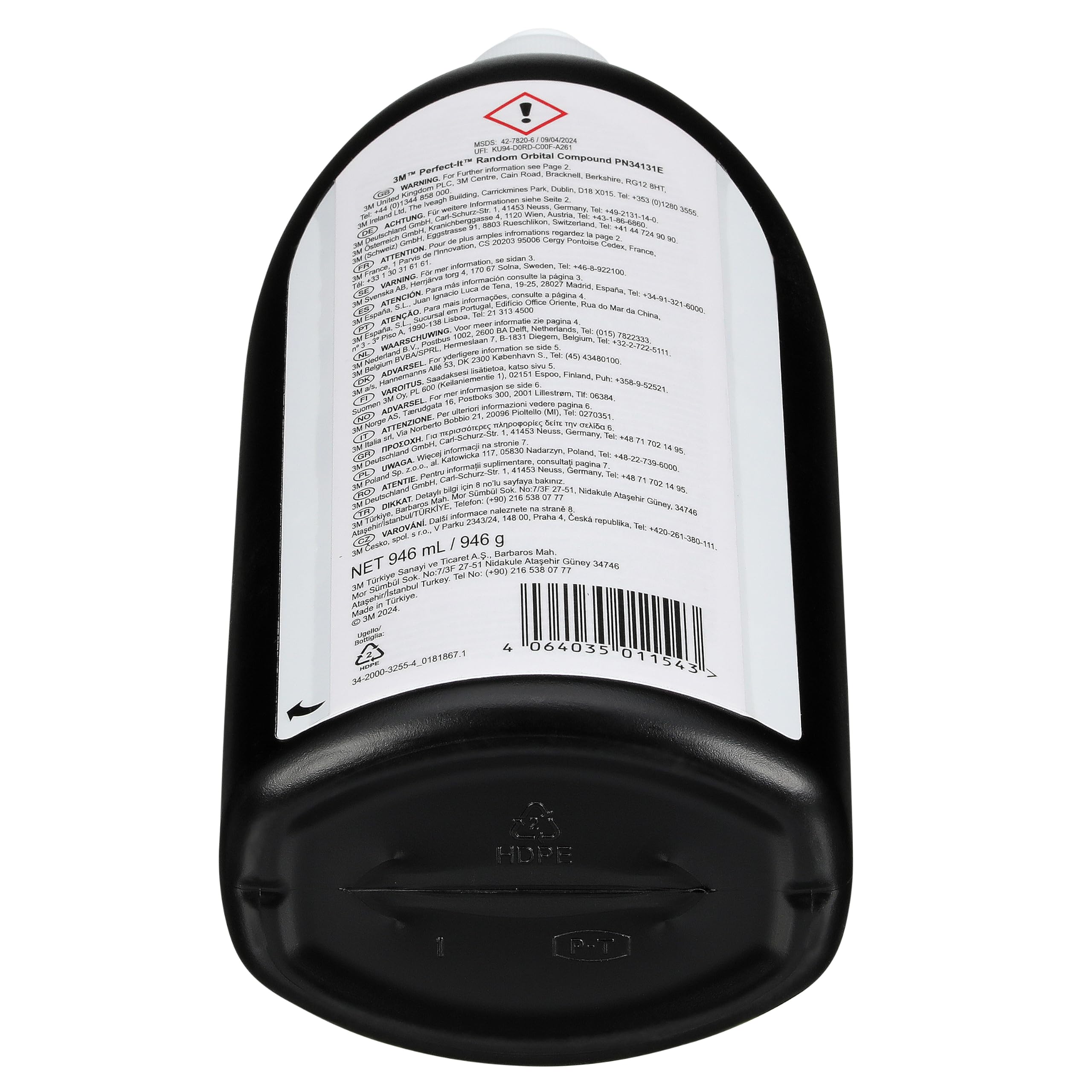 3M Perfect-It Liquide de polissage pour système roto-orbital, 946 ml, 34131E