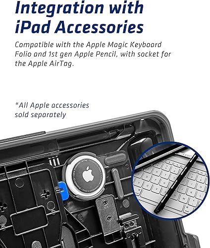 Miniatura 7 de PIVOT A22A Atlas - Funda para tablet iPad (10 generación), protección de 360 grados, para pilotos profesionales, aviación general, cuerpo