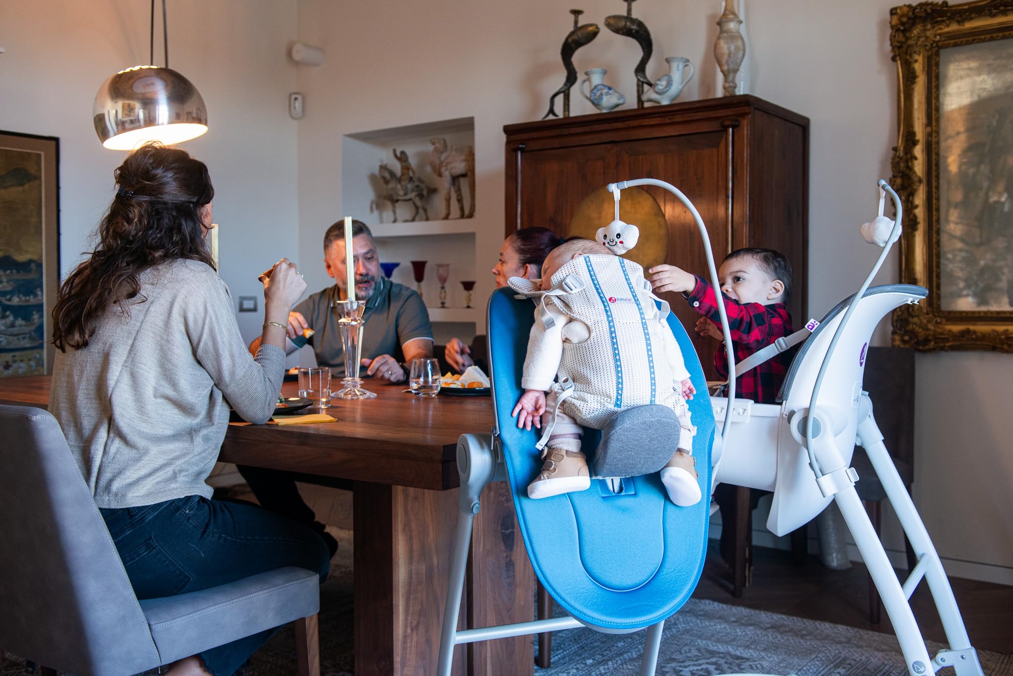 Chaise Bébé Anti-Reflux | Siège d’Alimentation Vertical pour Soulager Reflux & Coliques | De la Naissance à 3 Ans | Assise Réglable à 70°, Convertible en Chaise Haute
