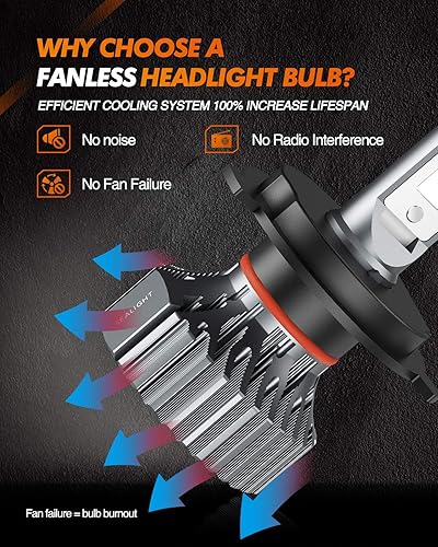 Miniatura 4 de SEALIGHT Bombillas H49003HB2, bombillas superbrillantes de doble haz, instalación rápida, luz sin ventilador, no polaridad, bombillas antiniebla,