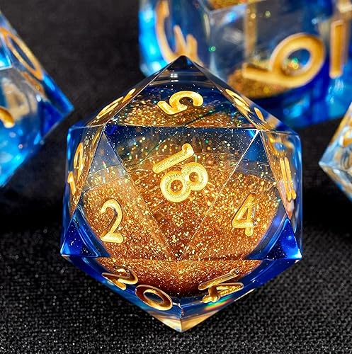 Miniatura 70 de Resin Cat Head DND Dice, Sharp Edge Dungeons and Dragons Polyhedron Game Dice Set for Role Playing Games RPG Explorer Magic, Holiday Birthday Gifts