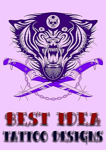 BEST IDEA TATTOO DESIGNS: 2600 Pages Outline Flash Art For Apprentices, Student, Women, Men, Artists, and Designers. Such As Ladies, Snake, Dragon, Bird, ... Mandala, Mask, and More (English Edition)