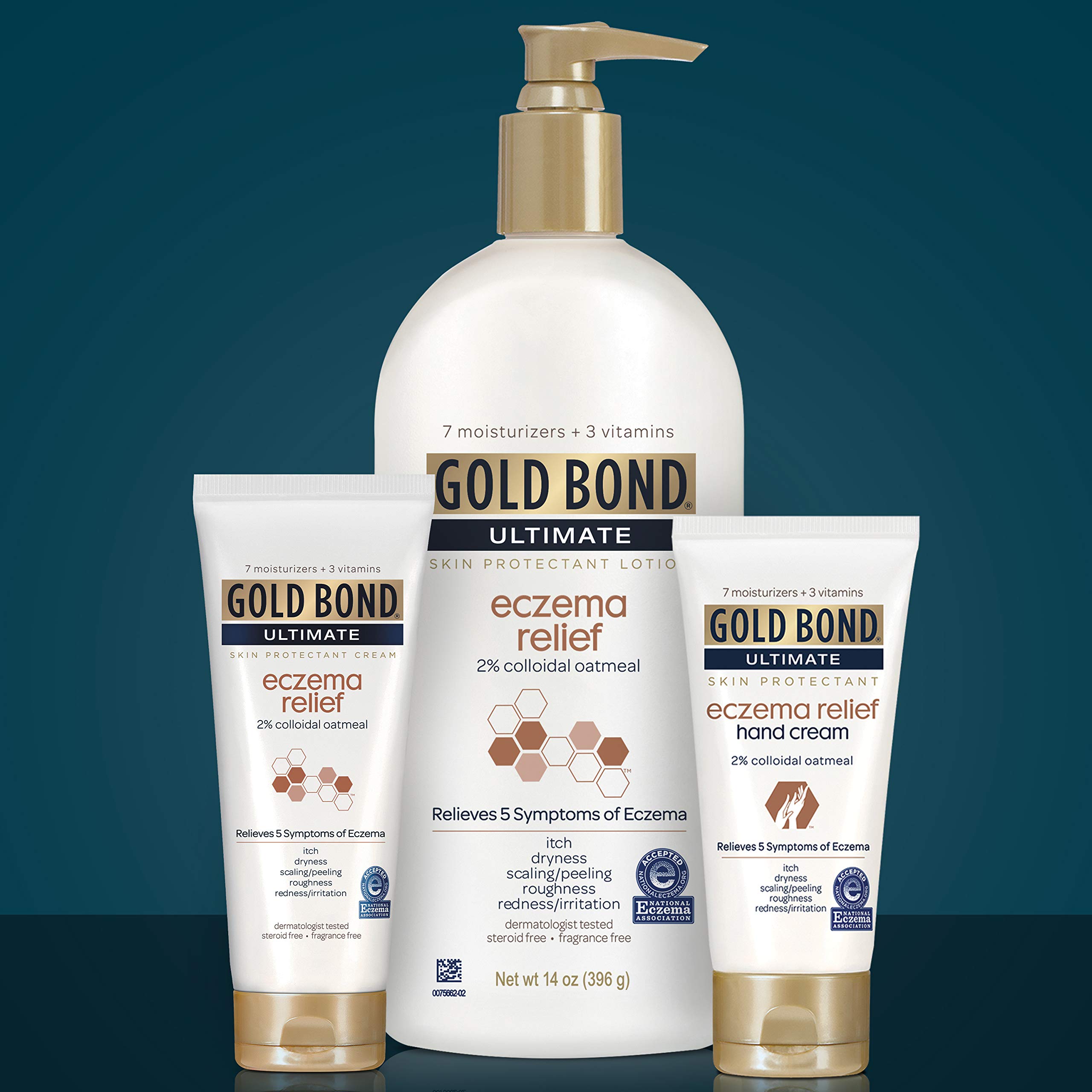 Gold Bond Cream for Eczema Relief 8 oz., Skin Protectant Cream With 2