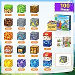 Blocs magnétiques 100PCS Jouets pour enfants Blocs de construction magnétique Stem sensoriels Garçons Jouets Âges 3-5 4-6 5-7 La classe doit avoir 3 4 5 6 7 8 9 10 Cadeaux d'anniversaire de l'année de vieux garçon