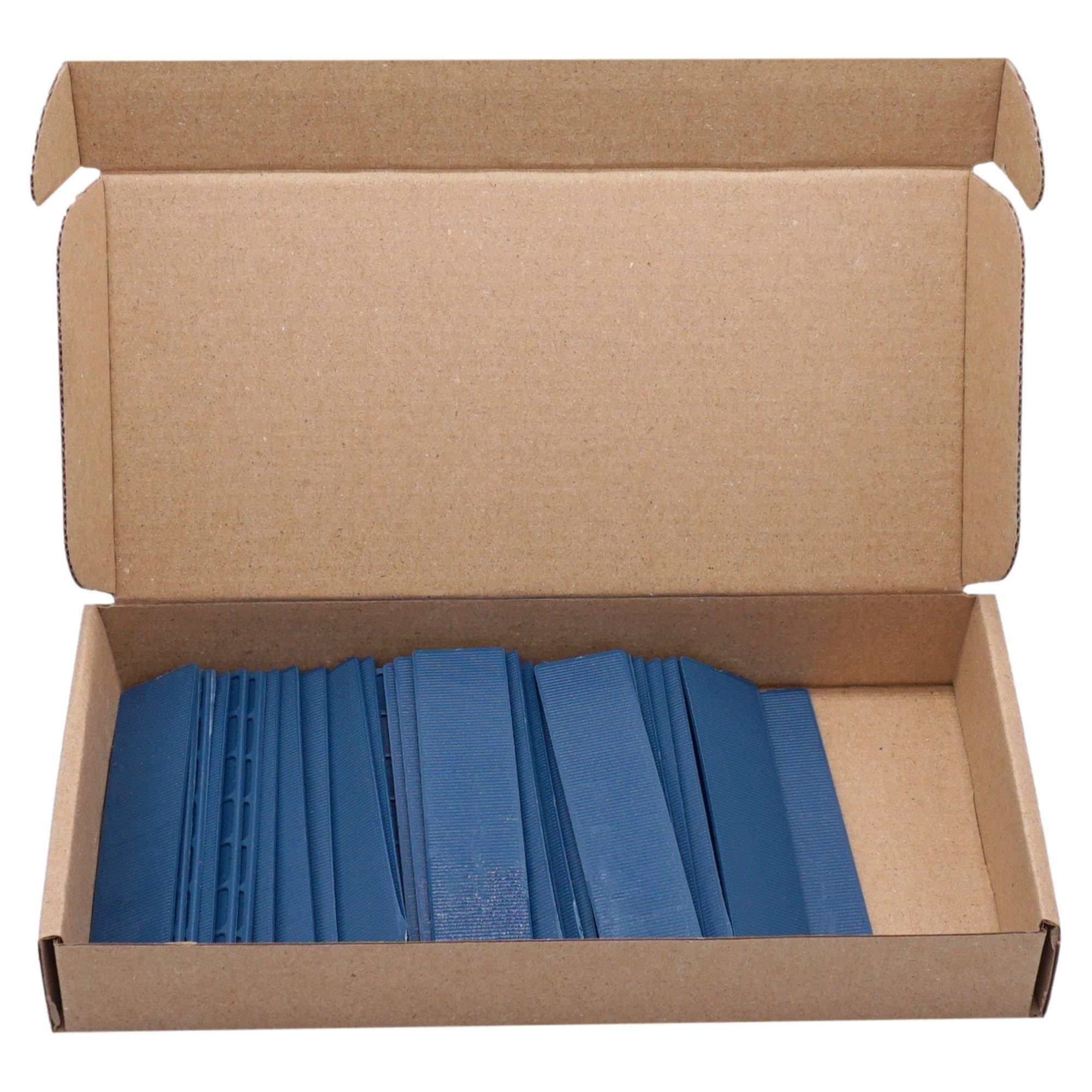 SKIR'CO (40 pcs) Plastic Flat Shims 2 mm, Glazing Packers 22 x 100 mm, Frame Spacers, Door and Window Frame Packers - Image 4