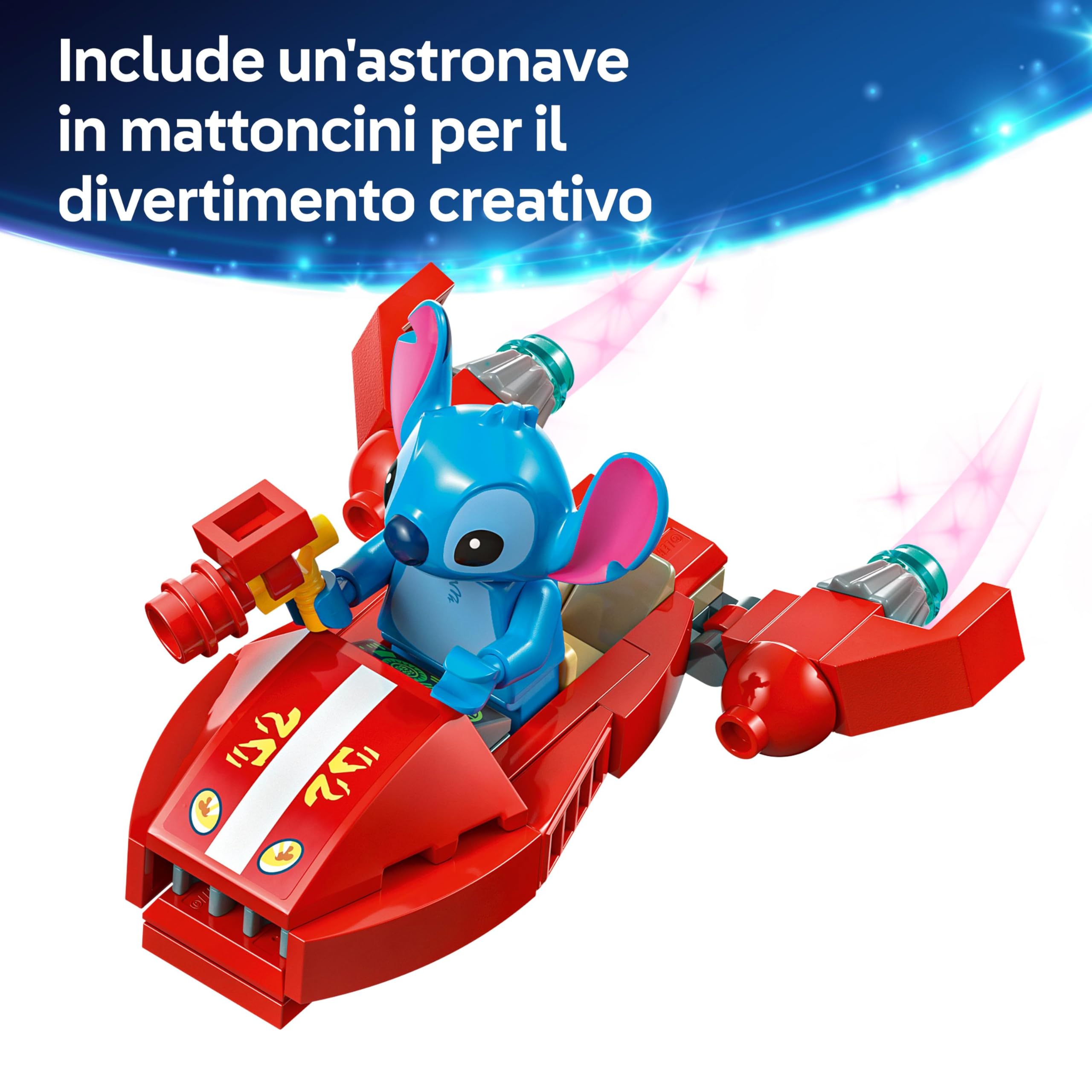 LEGO | Disney Casa sulla Spiaggia di Lilo e Stitch - Modellino Giocattolo con 6 Stanze, Osservatorio, Astronave e 5 Minifigure, Giochi per Bambine e Bambini da 9 Anni, Idea Regalo di Compleanno 43268