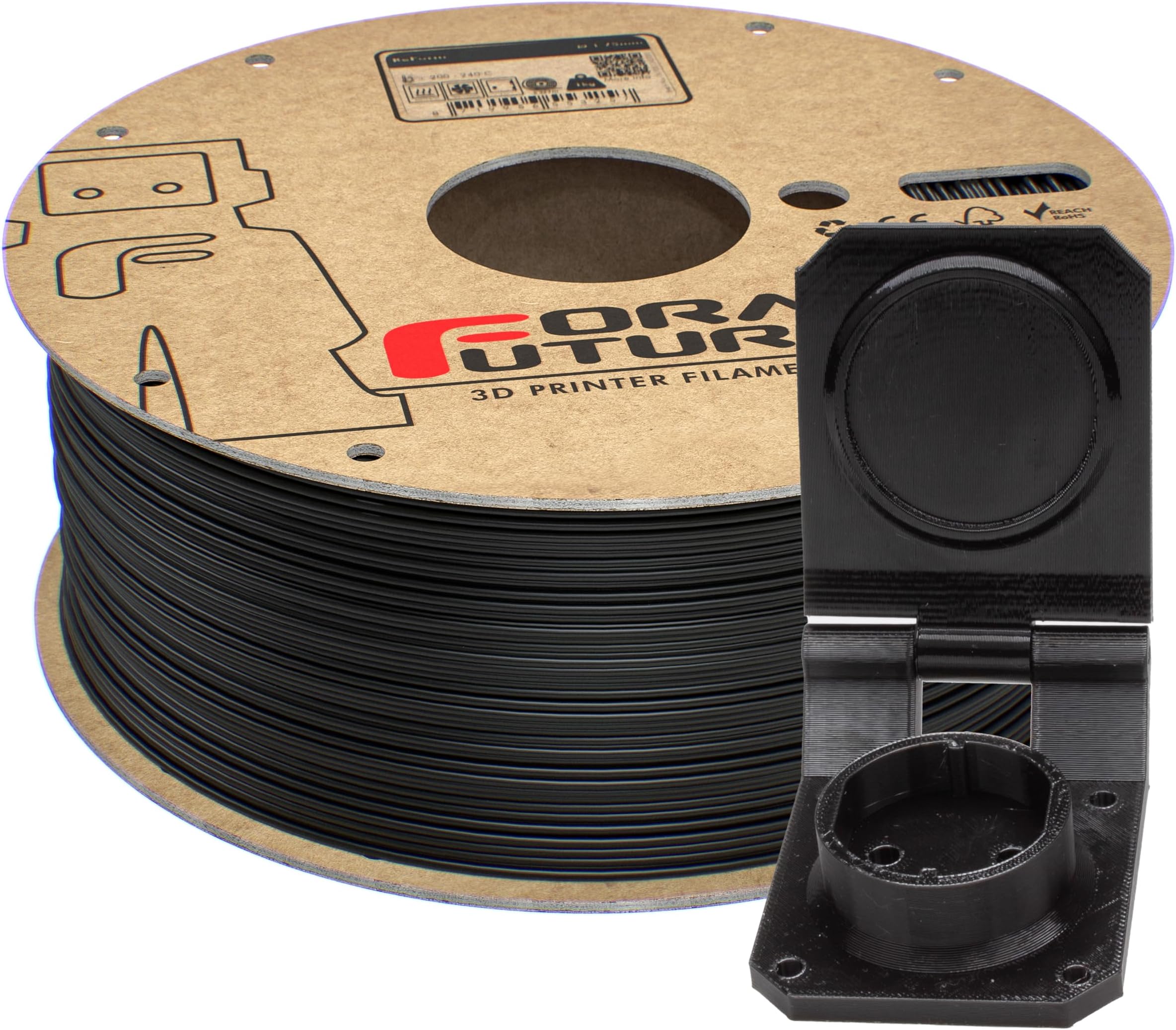 Formfutura 1.75mm ReForm - rTitan - 3D Printer Filament-Black