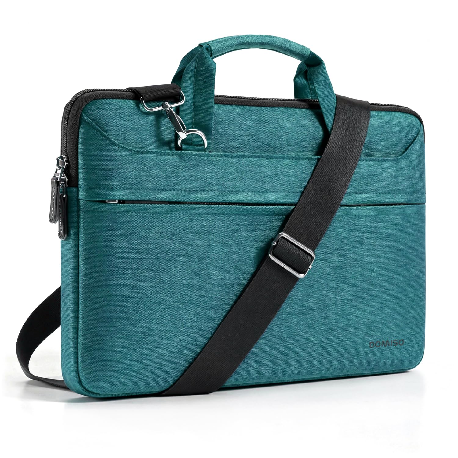 DOMISO laptoptasche 17 zoll, Wasserabweisende laptop tasche 17+ zoll, laptop tasche mit Schultergurt, laptoptasche für 17-17.3" Notebook/Dell/Lenovo/Acer/HP/ASUS ROG/MSI GS73VR Stealth Pro, Teal
