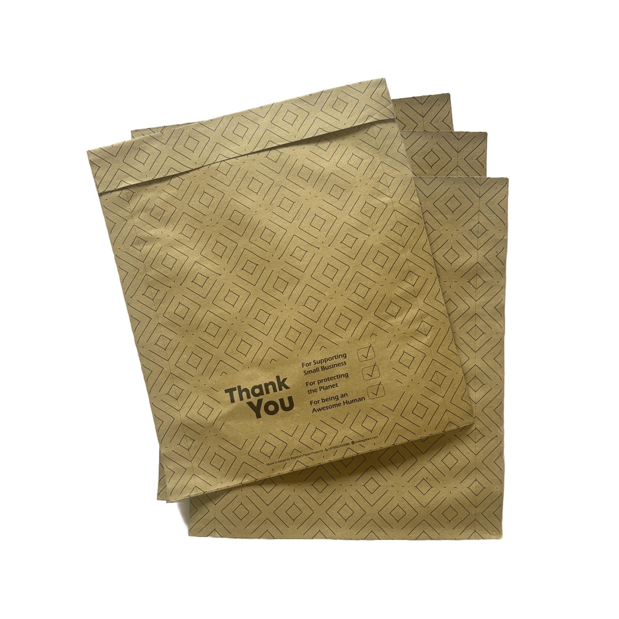 Bags Kart Printed Brown Courier Cover/Shipping/Secure Tear Proof (10x14 Size) - Pack of (20) (B0D544K9J5) Amazon Price History, Amazon Price Tracker