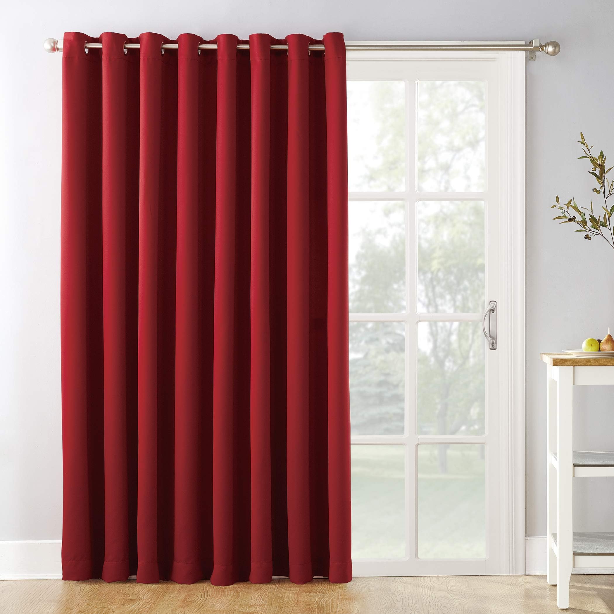 Sun ZeroEaston Extra-Wide Blackout Grommet Sliding Patio Door Curtain Panel