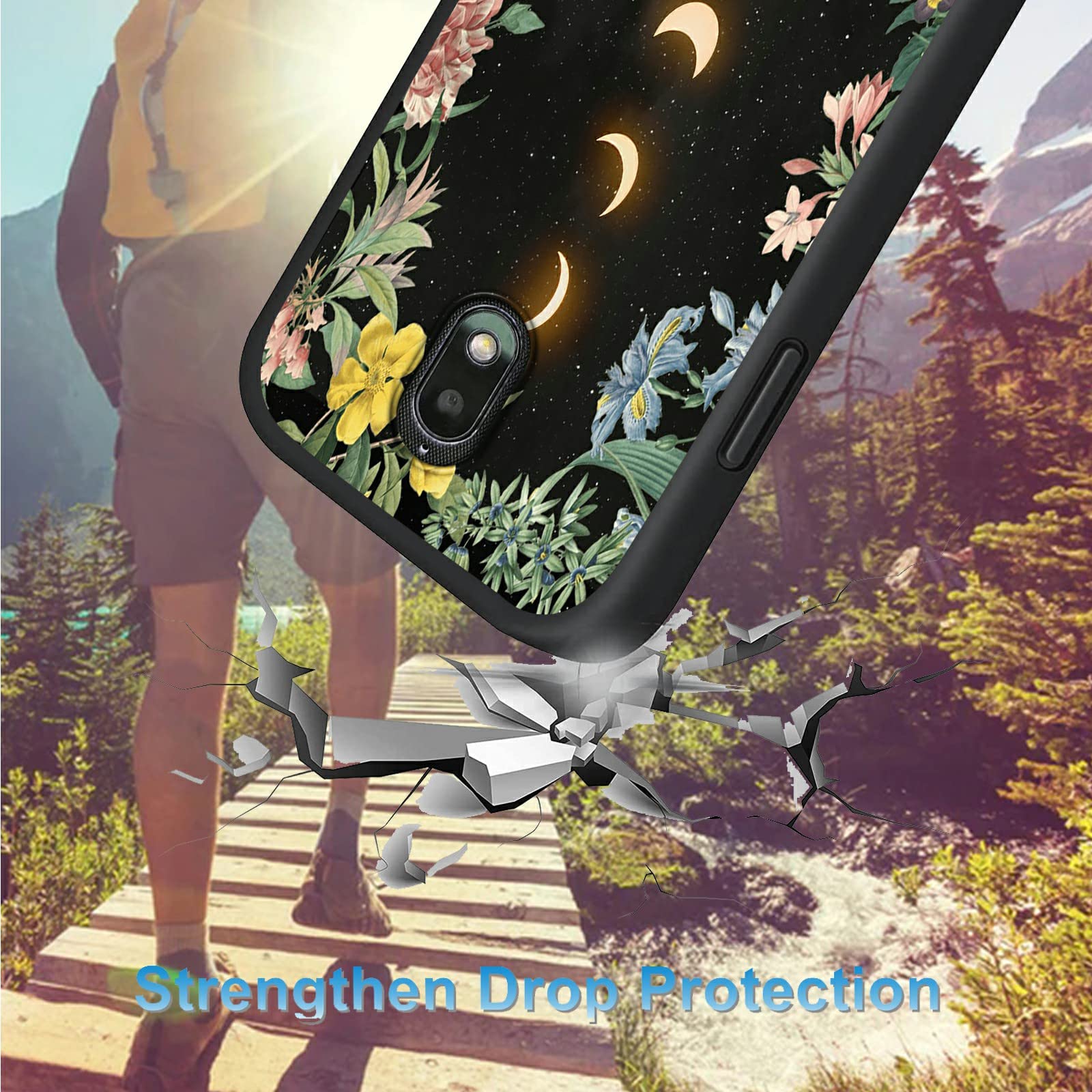 SROJDHFJB Funda Delgada De Silicona De Gel Suave Con Diseño De Flores De Gato Para Pimiento Picante Serrano 3, Funda De Silicona De Gel Suave Para Hombres Y Mujeres, Para Pimiento