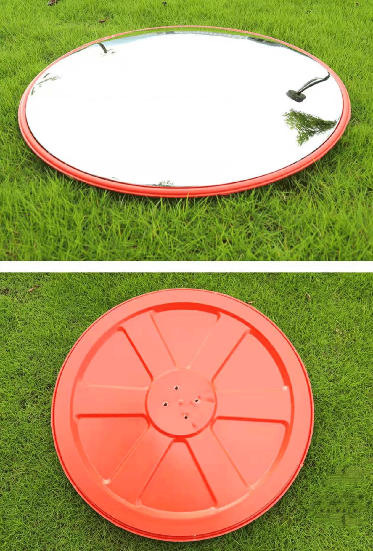 Specchio Grandangolare Per Strada Esterna, Specchio Convesso, Specchio Angolare, Lente Convessa Riflettente, Specchio Concavo E Convesso, Specchio Antifurto Per Interni, Specchio Gi(Size:Indoor 60cm)