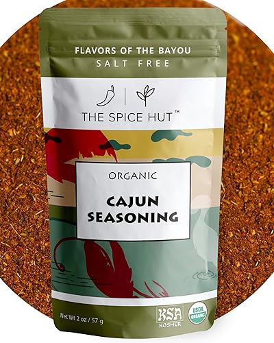 Vista 7 de Condimento orgánico cajún picante de New Orleans Louisiana, 2 onzas, The Spice Hut