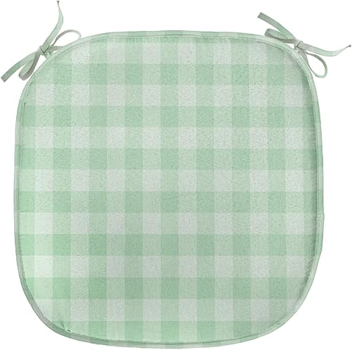 Vista 327 de Lunarable Orient - Juego de 6 cojines de asiento para silla, diseño de estrellas marroquíes, espirales y curvas abstractas, ilustración oriental